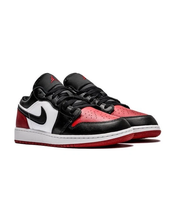 Nike Air Jordan 1 Low (GS) Zapatos Blanco Negro Rojo Universitario 553560-161 Multi Tallas Foto 2 de 4