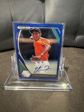 Elmer Rodriguez-Cruz Auto 2021 Panini Draft Prizm Blue Refractor Autograph /99💥