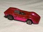 1969 Hot Wheels original Redline Ferrari 312P Hot Pink Diecast Toy Car