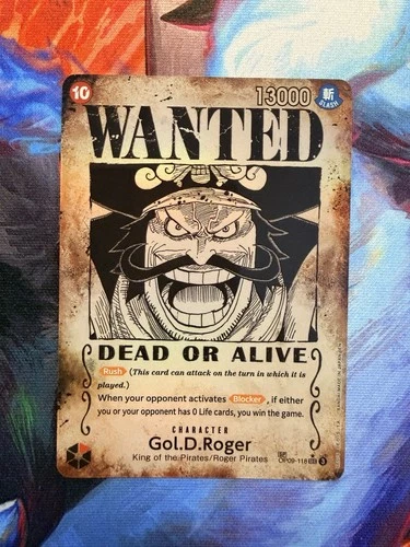 Gol.D.Roger - OP09-118 (SP) (Wanted Poster) - Carrying On His Will (OP13) -