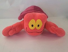 Vintage Disney Princes The Little Mermaid Sebastian Plush 19" .