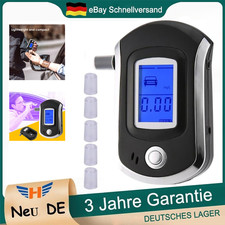 Polizeigenau Promille-Test Testsieger Alkoholtester Atem-Messgerät 5 Mundstücke