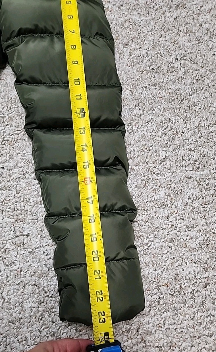 The North Face Gotham II 550 Down Parka SMALL ThymeGreen Full Zip Coat thumbnail 16