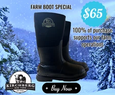 Kirchberg Brand Winter Farm Boots Men's Hunting Work Muck Waterproof Insulated