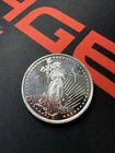 Saint Gaudens Silver Towne 1 oz .999 Fine Silver Round Ounce Vintage Eagle (D)