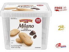Pepperidge Farm Milano Cookies, Dark Chocolate, 20 Packs, 2 Cookies per Pack