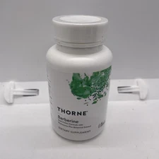 THORNE Berberine 1000mg Supplement Dual Action Formula 60 Caps - Exp 11/25