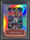 JAYDEN DANIELS 2024 PANINI DONRUSS OPTIC #2 ROOKIE UPTOWNS RC SSP COMMANDERS