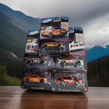 HOT WHEELS .. 2026 AUDI RELEASE.. GRT01.. SILVER SERIES.. LOT OF 5.. 1:64