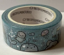 TheCoffeeMonsterzCo TCMC Opalescent Oceans 18mm Washi Tape 2025 Release Sealed!!