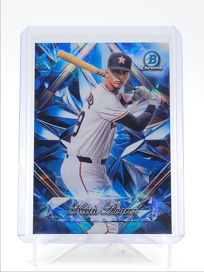 KEVIN ALVAREZ 2025 BOWMAN CHROME SAPPHIRE SELECTIONS REFRACTOR Q4060