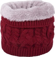 Jfan HalswäRmer NackenwäRmer Fleece Innenfutter Schlauchschal Halstuch Loop S