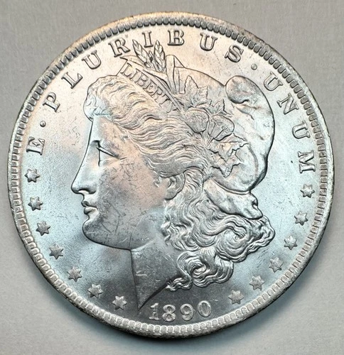1890 O MORGAN DOLLAR GEM BU+ WHITE BLAZER NR #G64787