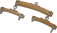 Krippenzubehör Ochsengeschirr aus Holz, 11 cm, handgefertigt