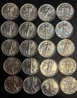 ORIGINAL ROLL 1943 WALKING LIBERTY SILVER  HALVES Choice BU Uncirculated Half $