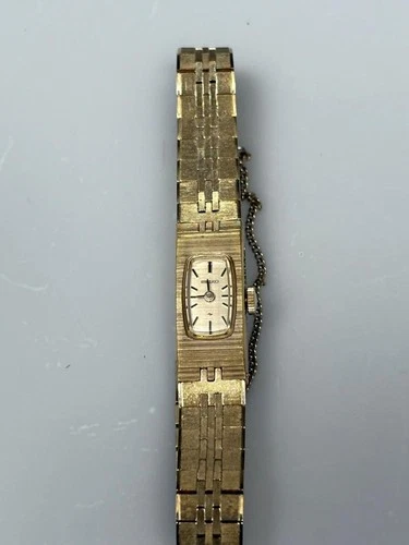 VINTAGE SEIKO LADIES GOLD TONE WIND UP WATCH