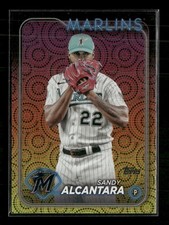 Sandy Alcantara 2024 Topps Holiday #636 Miami Marlins