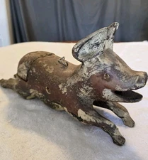 Vintage Christopher Blake "When Pigs Fly" Birdhouse, Dept 56, Folk Art