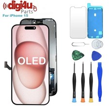 OLED For iPhone 15 Screen Replacement FHD Display Digitizer Assembly
