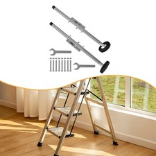 2 Pièces Nivellement Échelle Extension Aluminium Pieds Réglable Antidérapant