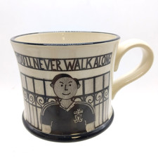 Moorland Pottery Liverpool Ware 'You'll Never Walk Alone - Kopite' New-Seconds