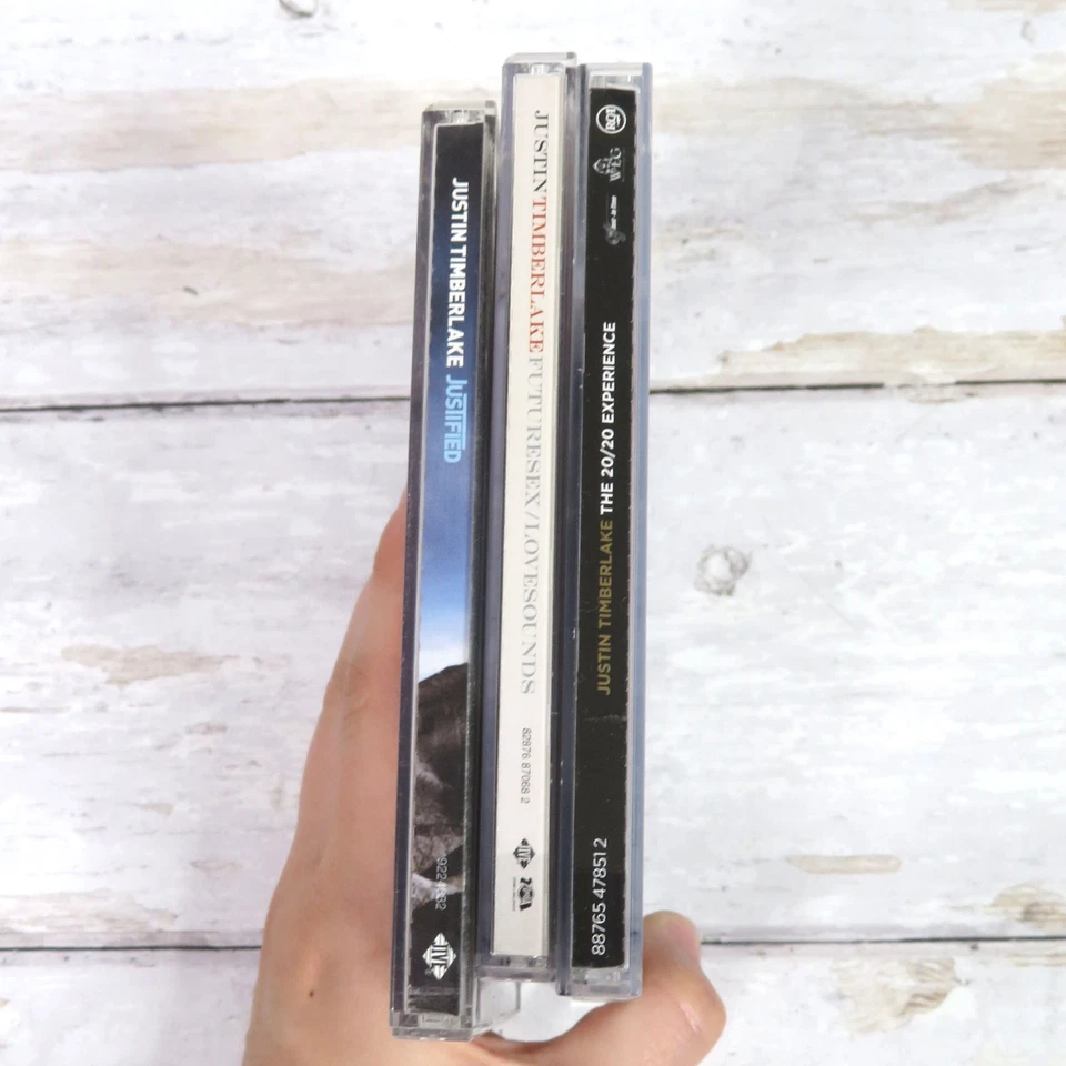 Justin Timberlake CD Bundle Justified 20/20 FutureSex R&B Pop Albums Lot x3 — 第 4/4 张图片