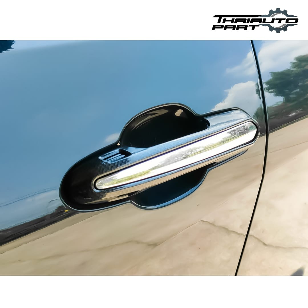 Fit Toyota Innova Zenix AG10 2023-2025 Set Door Handle Insert Cover Carbon
