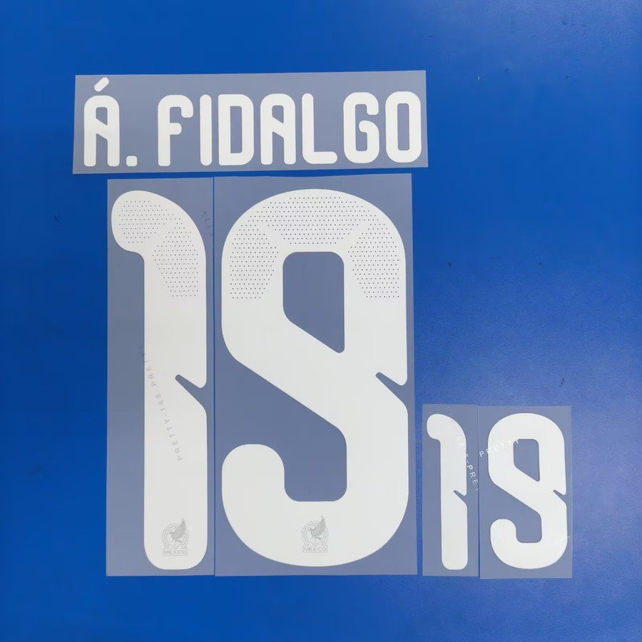 Mexico 2026 Álvaro Fidalgo Player Size Soccer Shirt Nameset Name Number ID Print