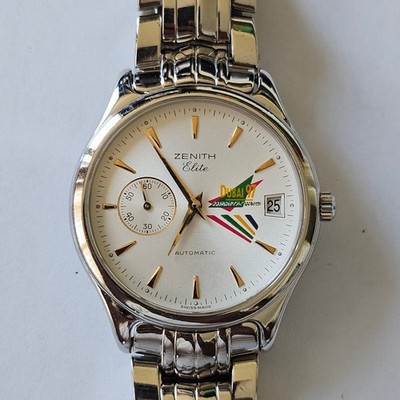 ZENITH - ELITE AUTOMATIC - ''DUBAI 97'' - STAHL - ELITE KALIBER 680 - ARMBAND - FULL SET