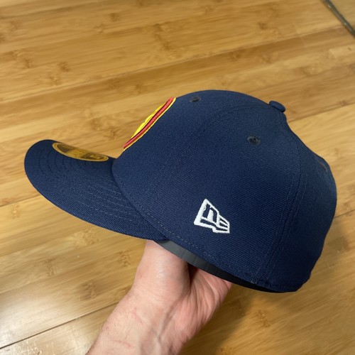 New Era 59FIFTY Low Profile Denver Nuggets Navy Fitted 7 1/4 7 3/8 Hat Tighter - Picture 5 of 14