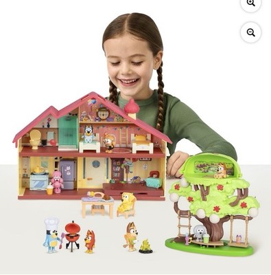 BLUEY'S Mega Set  34 Piece House with Tree House