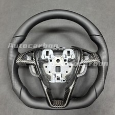 Custom Carbon Fiber Leather Steering Wheel For Ford Mondeo Fusion Mk5