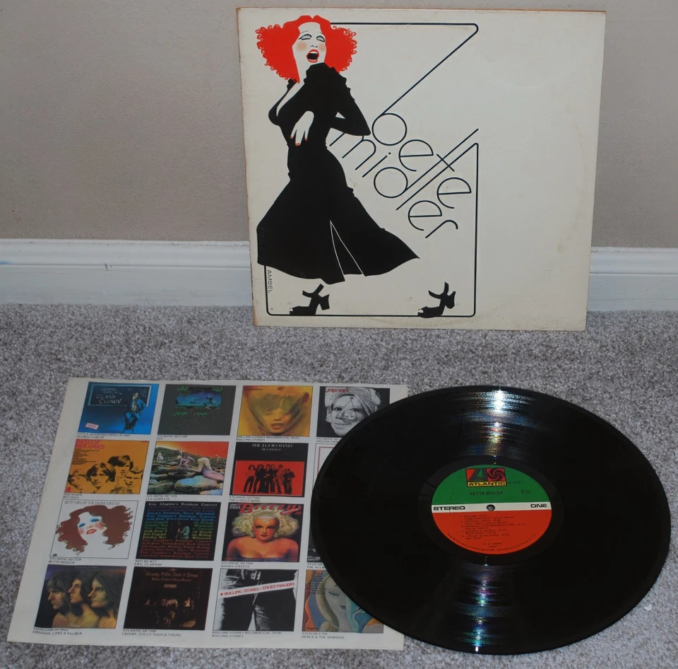Bette Midler–Bette Midler (Self-Titled)–1973 Atlantic–SD7270 Vinyl Record LP - Image 3 of 3