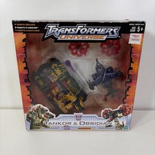 Transformers Universe Tankor & Obsidian 2003 & NIB Sealed