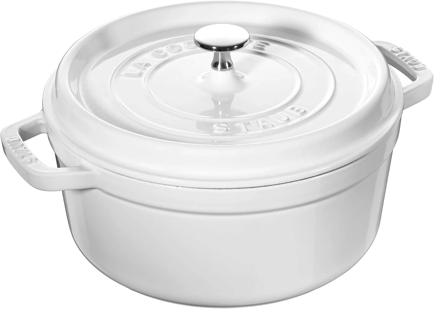 French 4-Qt Cast Iron Dutch Oven Cocotte, White, Serves 3-4
Opens in a new window or tab