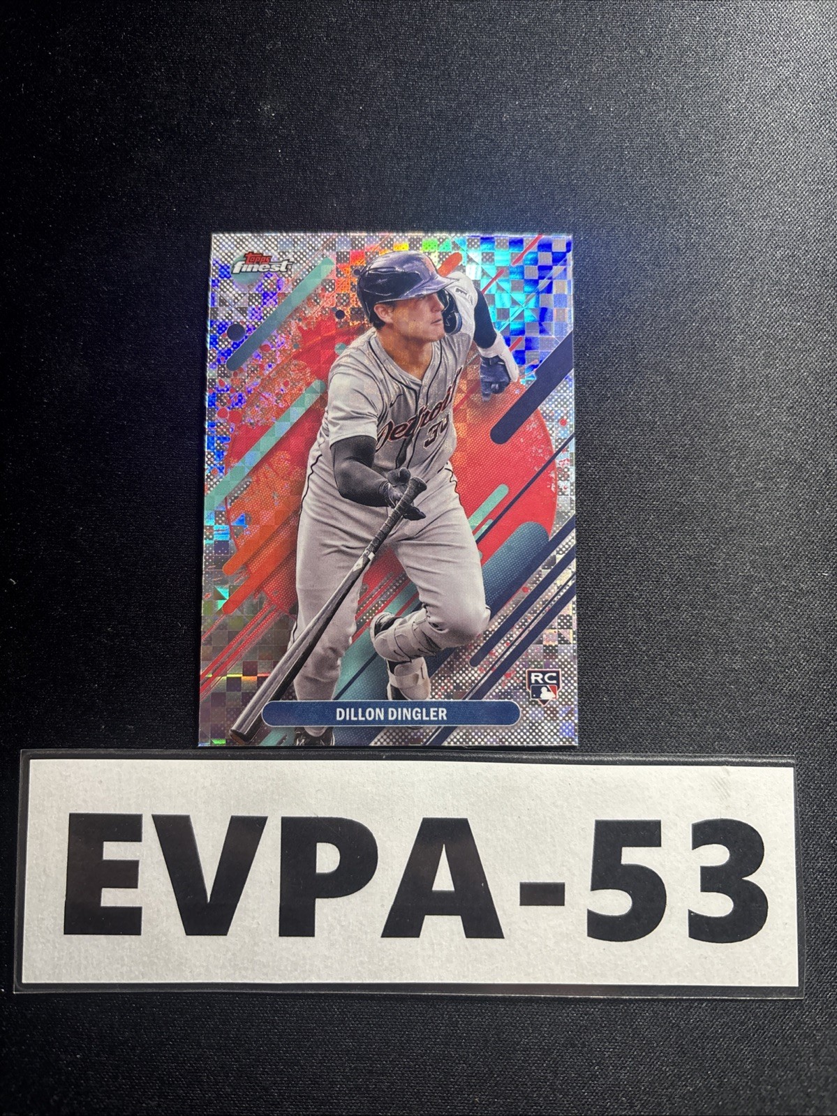 2025 Topps Finest - Rare Dillon Dingler #294 Checkerboard Refractor (RC)