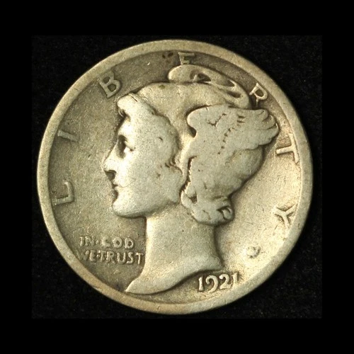 1921-P Mercury Dime — photo from another recent sale