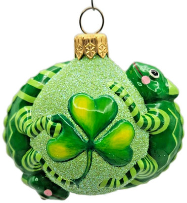 Patricia Breen Once Again for James Lucky Shamrock St. Paddys Christmas Ornament