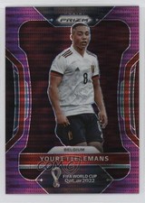 2022 Panini Prizm World Cup Qatar Breakaway Purple 17/35 Youri Tielemans 1j7i