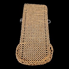 Vintage Wooden Beaded Car Seat Cover Massaging Breathable Cool Cushion Wood Bead