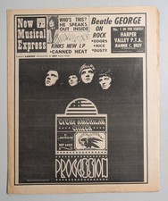 NME Paper Magazine - 1968 - #1132 - Vtg 60s Music - Beatles Dead Doors Kinks Sly