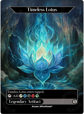 Timeless Lotus - Full Art Altered Art Custom Proxy Cards