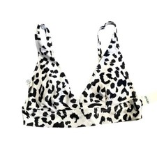 Aerie Scoop Cheetah Print Bikini Top size XS