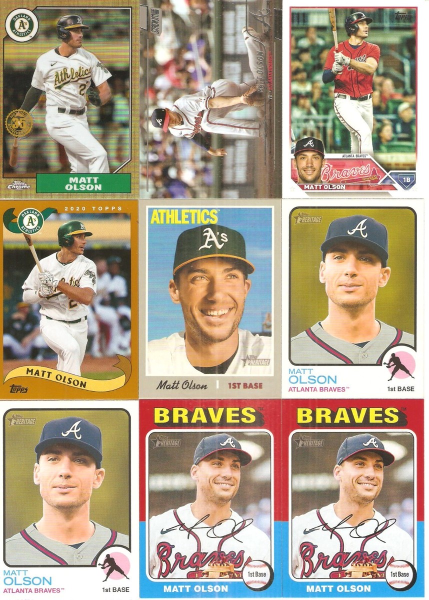 MATT OLSON ATLANTA BRAVES Game Used Card 14/25