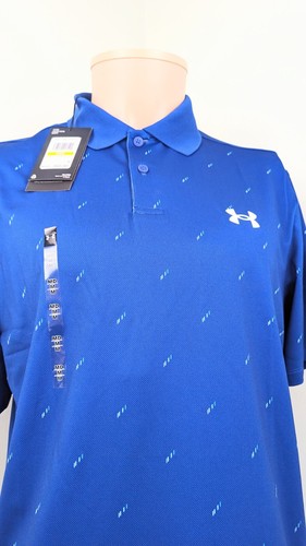 NEW Under Armour Performance Playoff Golf Stretch Polo Shirt Short Sleeve MEDIUM - Picture 7 of 10