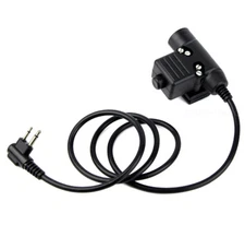 CS Z Tactical HD01 HD03 Headset U94 PTT Cable Motorola EP450 Walkie Talkie Radio