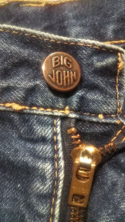 VTG 70s BIG JOHN 316 Jeans TALON zip Japan made Vintage VTG 70s BIG JOHN 316 Jeans TALON zip Japan made Vintage