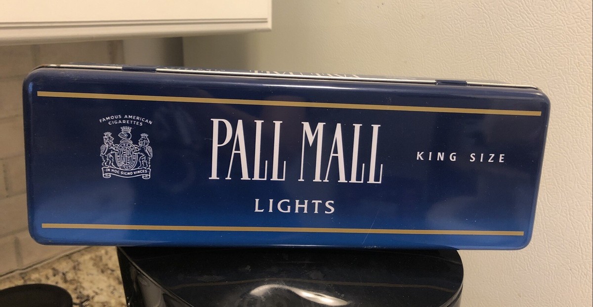 palma blue cigarettes Vintage Blue Pall Mall 100's Lights 11.5