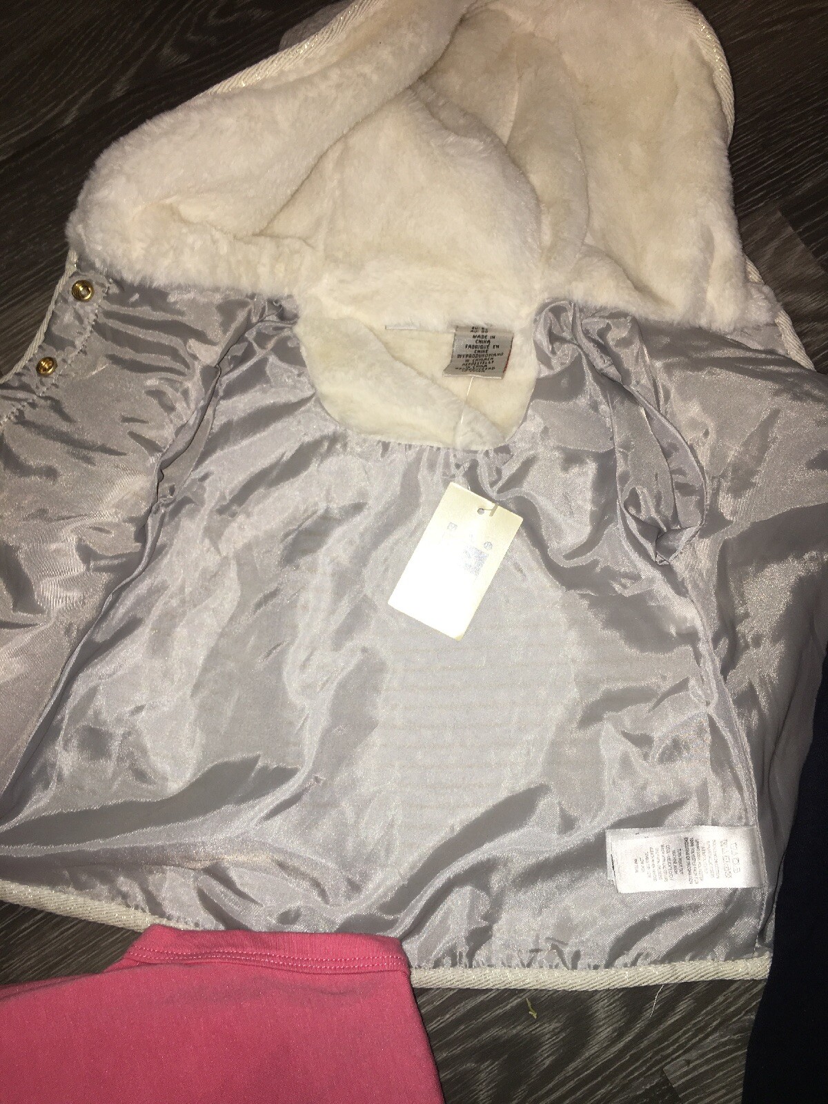 Max Studio Baby Girls Cape & Leggings Set Age 3-6  Months  New Tags image 5