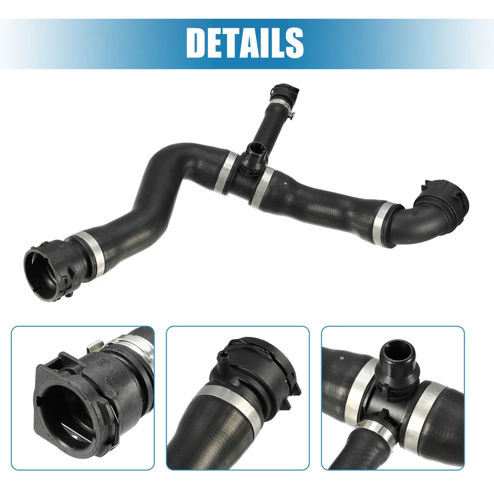 Paquete (1) Manguera de refrigerante del motor del radiador para BMW 118i 2012-2013 Foto 4 de 4